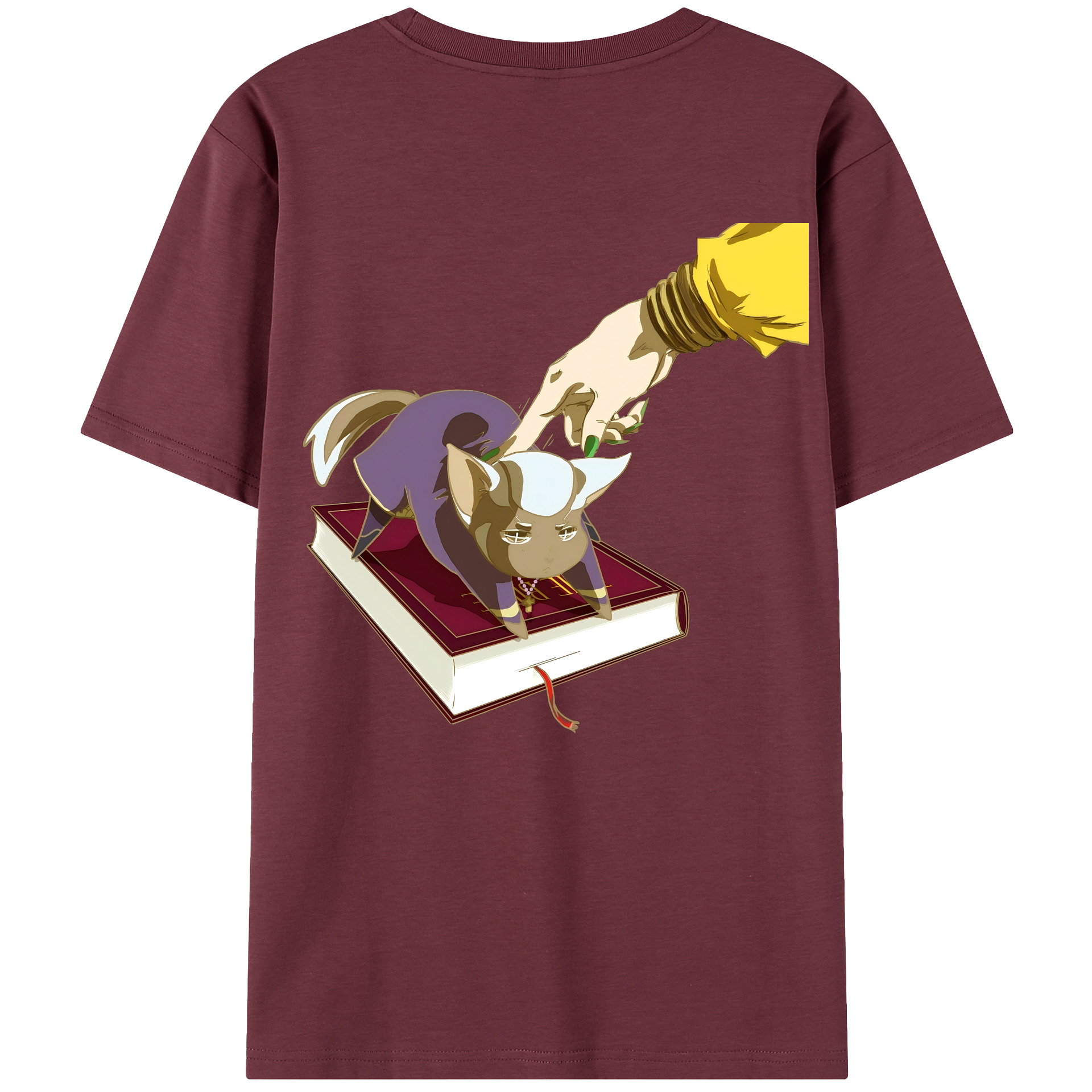 （画像用） ジョジョの奇妙な冒険 JoJo's Bizarre Adventure 綿100％半袖Tシャツ（背面プリント）